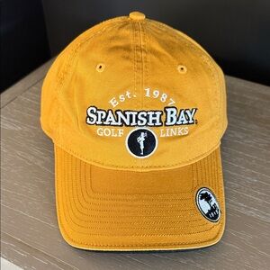 SPANISH BAY Pebble Beach Bright Yellow Golf Cap